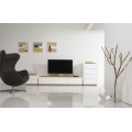 High Glossy Cabinet, TV Cabinet, Modern Cabinet Veneer TV Stand (hl-G055)